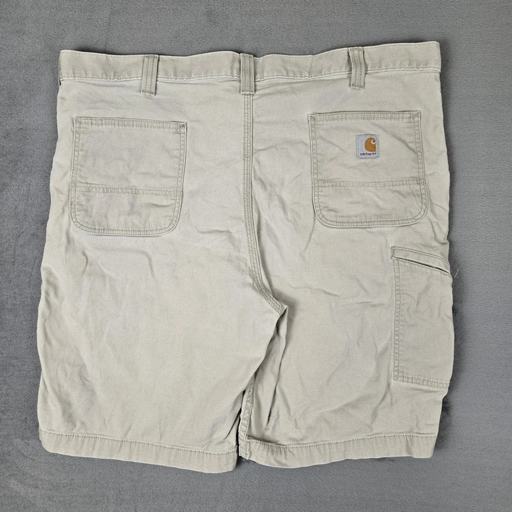 Carhartt Cargo Shorts Mens 42 Beige Relaxed‎ Fit Utility Pockets Workwear